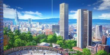 Bogotá aparece en una serie animada japonesa